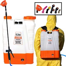 PetraTools 4 Gallon Battery Powered Backpack Sprayer